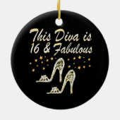 DÉCORATION EN CÉRAMIQUE 16E ARGENT CHAUSSÉE REINE (Dos)