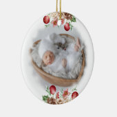 Décoration En Céramique 1er accent de Noël pour bébé (Droite)