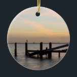 Décoration En Céramique 1er coucher de soleil 2017 Cocoa Beach<br><div class="desc">Une longue capture d'exposition du premier coucher du soleil de 2017 prise de Constitution Bicentennial Park à Cocoa Beach en Floride. Vous recherchez plus d'impressions ou de produits ? N'hésitez pas à visiter mon magasin : http://www.zazzle.com/timelessmomentsphtgy Cette photo a été prise par Jennifer White with Timeless Moments Photography. Toutes les...</div>