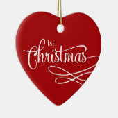 Décoration En Céramique 1er Noël avec bébé 2017 (Droite)