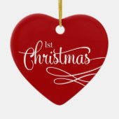 Décoration En Céramique 1er Noël de l'animal (Devant)