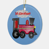 Décoration En Céramique 1er train 3D de Noël (Gauche)