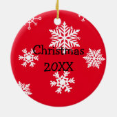 Décoration En Céramique 1ère médaille du concours de pull moche gagnant (Dos)