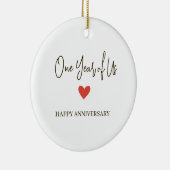 Décoration En Céramique 1st Anniversary – One Year of Us (Droite)