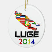 Décoration En Céramique 2014 : Luge (Gauche)