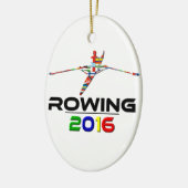 Décoration En Céramique 2016 : Aviron (Gauche)