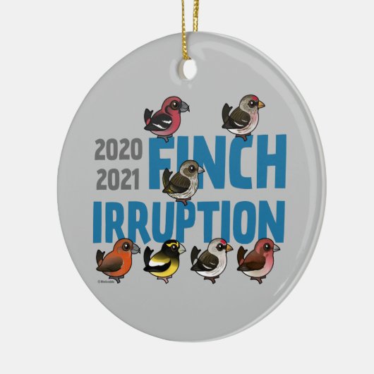 Décoration En Céramique 2020-2021 Finch Irruption (Gauche)