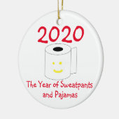 Décoration En Céramique 2020 L'année des pulls et des pyjamas (Gauche)