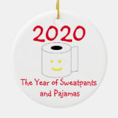 Décoration En Céramique 2020 L'année des pulls et des pyjamas (Dos)