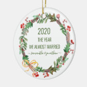 Décoration En Céramique 2020 L'année où nous avons failli épouser Watercol (Gauche)