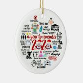 Décoration En Céramique 2020 Quarantaine pandémique Noël (Droite)