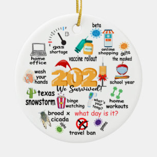 Décoration En Céramique 2021 une année pour se souvenir de Funny Keepsak