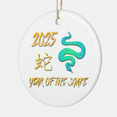 Décoration En Céramique 2025 Année Du Serpent (Gauche)