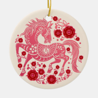 Décoration En Céramique 2026 Lunar New Year Of The Horse Business QR Code