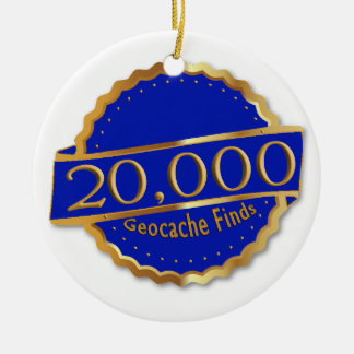 Décoration En Céramique 20 000 FINDS GéoCaching AWARD