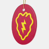 Décoration En Céramique 25e division d'infanterie Noël (Gauche)