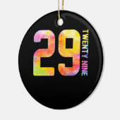 Décoration En Céramique 29 Ans Vingt-Neuf (Gauche)