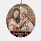 Décoration En Céramique 2 Photo Plaid Red Buffalo de grand-mère (Gauche)