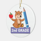 Décoration En Céramique 2e année de l'ours Brown (Gauche)