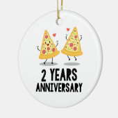 Décoration En Céramique 2e anniversaire 2 ans (Gauche)