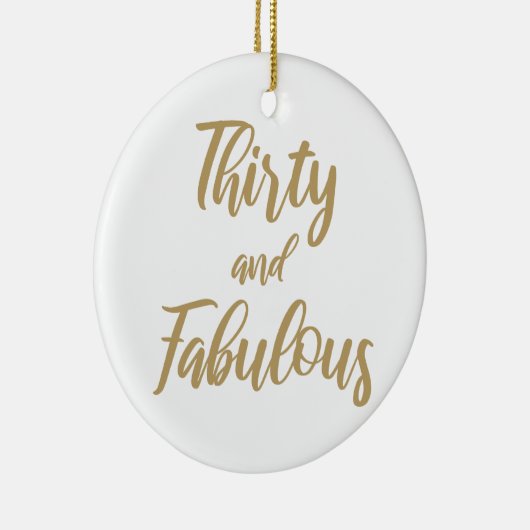 Décoration En Céramique 30e Humour d'anniversaire (Droite)