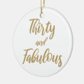 Décoration En Céramique 30e Humour d'anniversaire (Gauche)