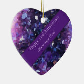 Décoration En Céramique 33e anniversaire du Mariage modifiable (Droite)