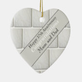 Décoration En Céramique 37e anniversaire du Mariage Albâtre (Droite)