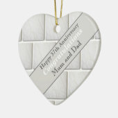 Décoration En Céramique 37e anniversaire du Mariage Albâtre (Gauche)