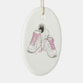 Décoration En Céramique 3 chaussures de marche de jour (Droite)