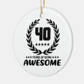 Décoration En Céramique 40 ans d'être impressionnant (Gauche)