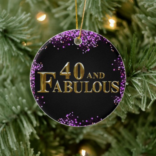 Décoration En Céramique 40e anniversaire (Arbre)