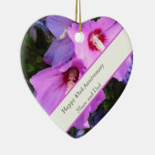 Décoration En Céramique 43e anniversaire du Mariage (Droite)