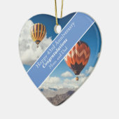 Décoration En Céramique 43e anniversaire du Mariage (Gauche)