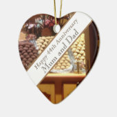 Décoration En Céramique 44e anniversaire du Mariage modifiable (Gauche)