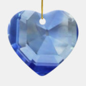 Décoration En Céramique 45e anniversaire du Mariage Sapphire (Dos)