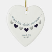 Décoration En Céramique 45e saphir mariage anniversaire conception de l'en (Droite)