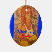 Décoration En Céramique 4 juillet (Droite)