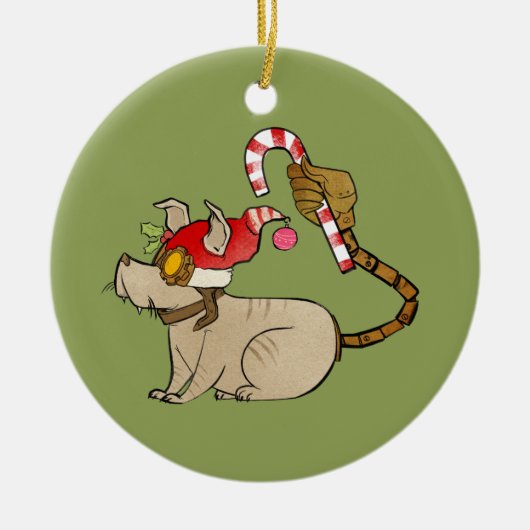 Décoration En Céramique 4 petits monstres - logo de vacances de Tesla (Devant)