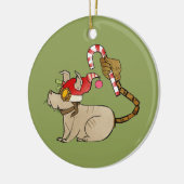 Décoration En Céramique 4 petits monstres - logo de vacances de Tesla (Gauche)