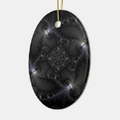 Décoration En Céramique 50 nuances de gris - art de fractale (Gauche)