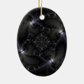 Décoration En Céramique 50 nuances de gris - art de fractale (Dos)