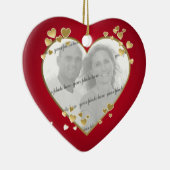 Décoration En Céramique 50e anniversaire Heart Photo Keepsaké (Droite)