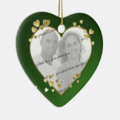 Décoration En Céramique 50e anniversaire Heart Photo Keepsaké (Droite)