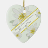 Décoration En Céramique 51e anniversaire du Mariage (Droite)