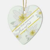 Décoration En Céramique 51e anniversaire du Mariage (Gauche)