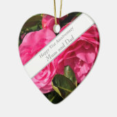 Décoration En Céramique 51e anniversaire du Mariage (Gauche)