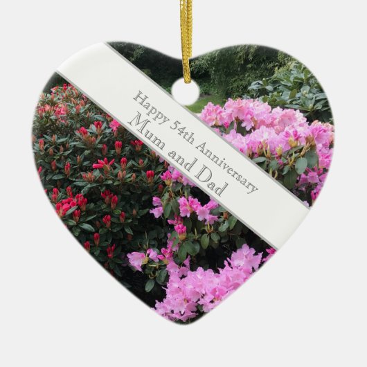 Décoration En Céramique 54e Mariage (Devant)