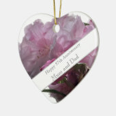 Décoration En Céramique 57e anniversaire de Mariage en céramique Rhododend (Gauche)