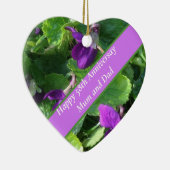 Décoration En Céramique 58e anniversaire du Mariage (Droite)